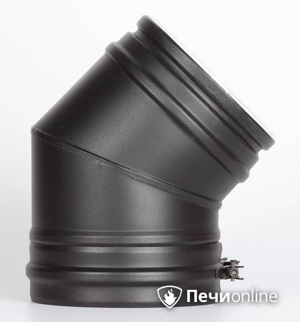 Колено 45° Schiedel Отвод 45° д.150 PM25 (Черный) Permetr в Красноуфимске