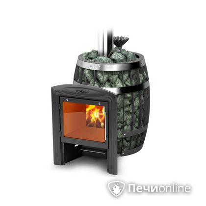 Дровяная банная печь TMF Саяны II Carbon Витра ЗК в Красноуфимске
