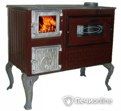 Отопительно-варочная печь МастерПечь ПВ-06 с духовым шкафом, 7.5 кВт в Красноуфимске