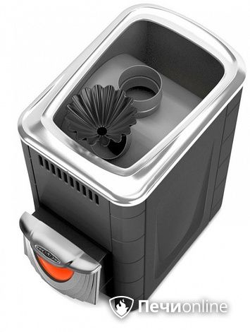 Дровяная банная печь TMF Ангара 2012 Inox ДНС КТК ЗК антрацит в Красноуфимске