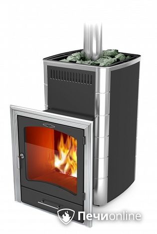 Дровяная банная печь TMF Калина II Inox БСЭ ТО антрацит НВ ПРН в Красноуфимске