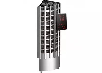 Электрокаменка для сауны Harvia Glow Corner TRC70XE c цифровой панелью управления в Красноуфимске