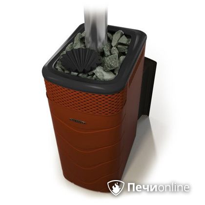 Дровяная банная печь TMF Гейзер XXL 2017 Inox Витра закрытая каменка терракота в Красноуфимске